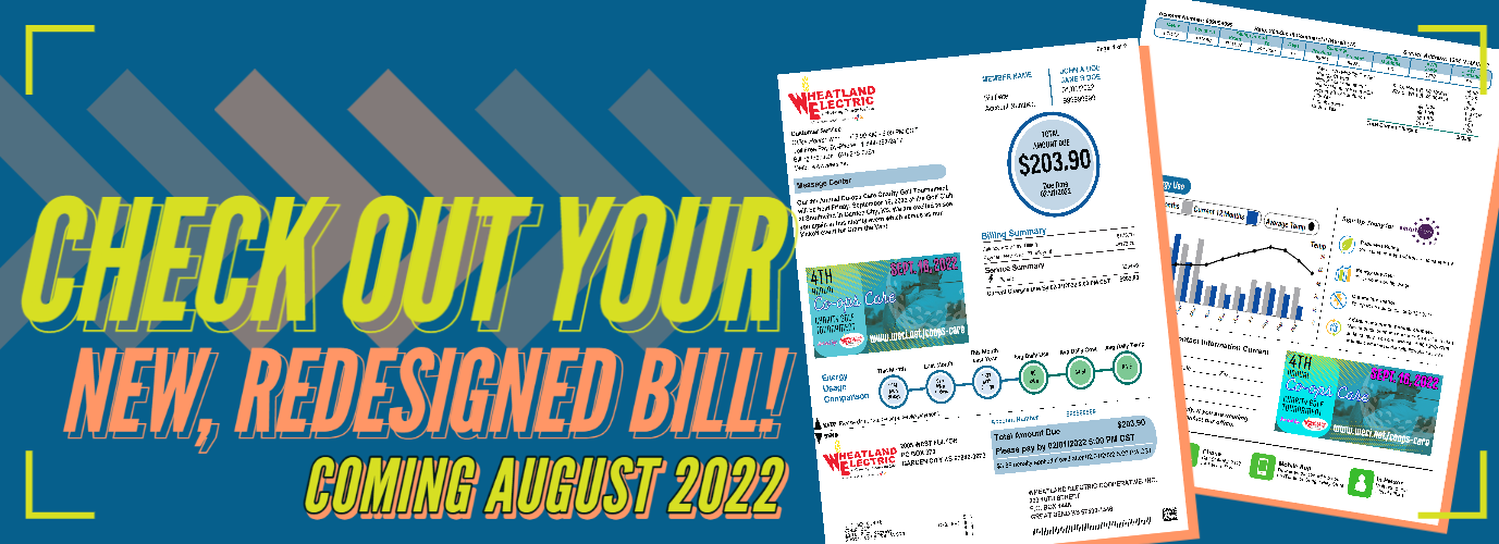 New Bill Design Coming August 2022
