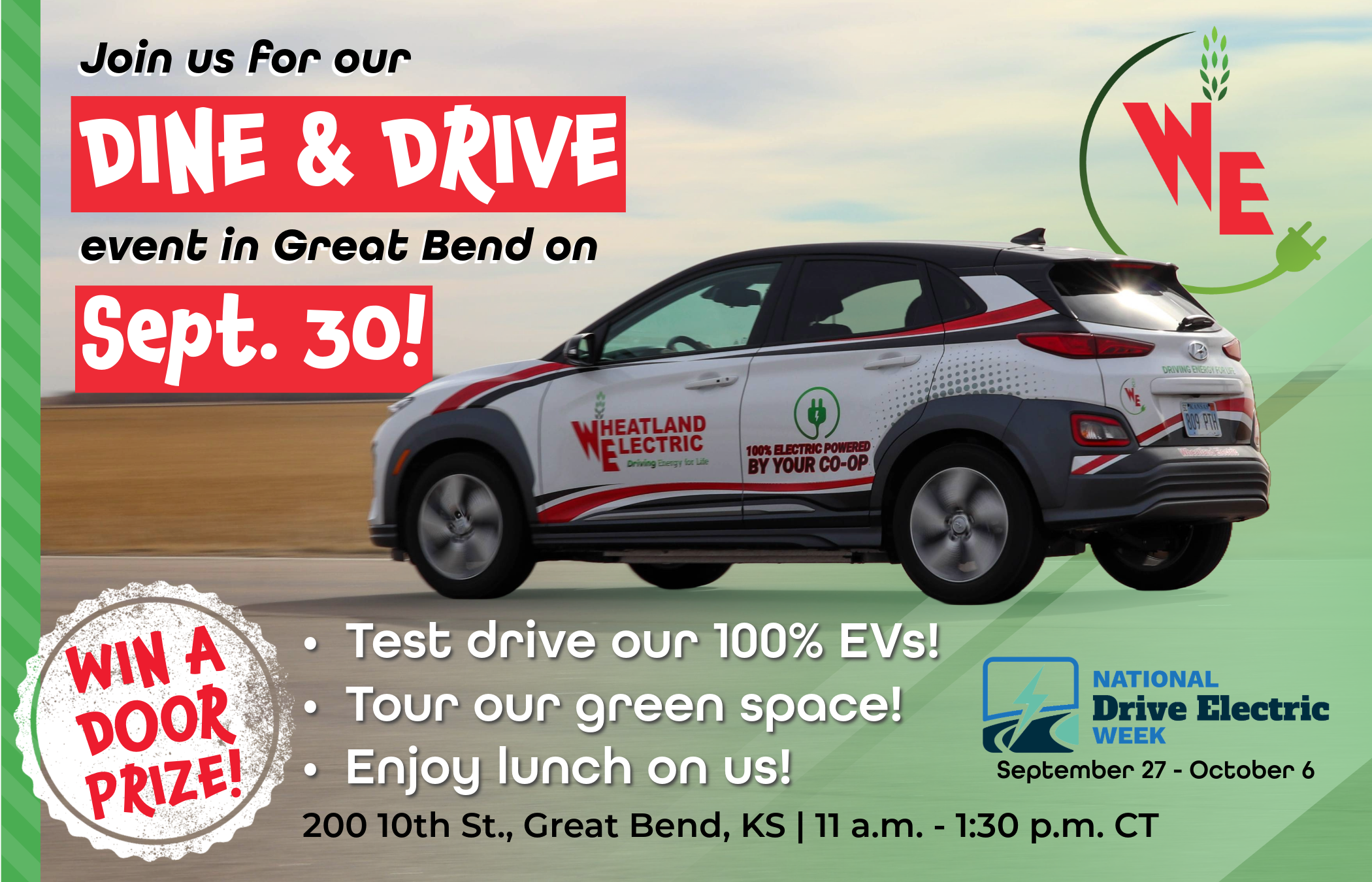 2024 Dine and Drive in Great Bend on Sept. 30