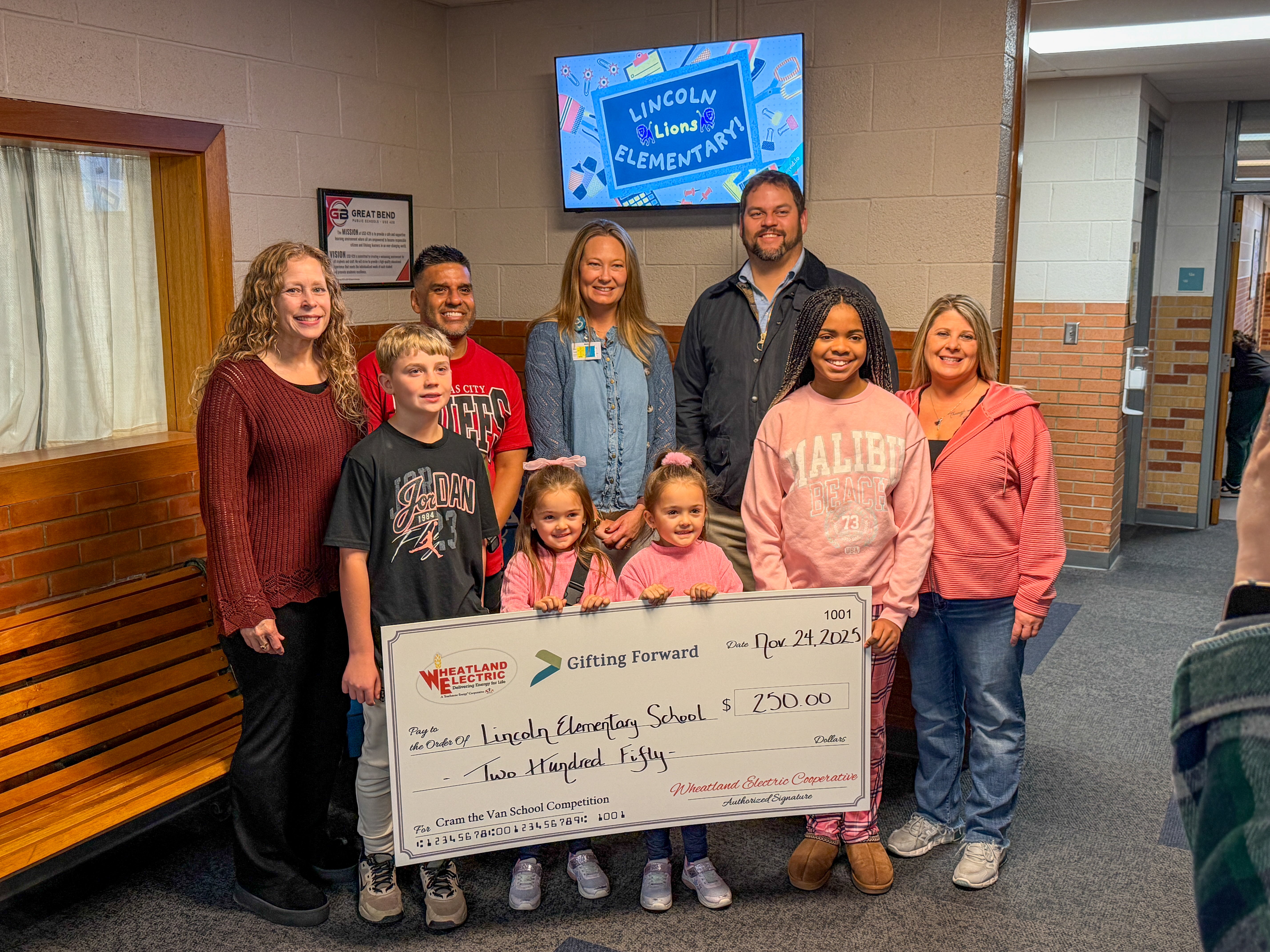 Lincoln Elementary School 2025 3rd place