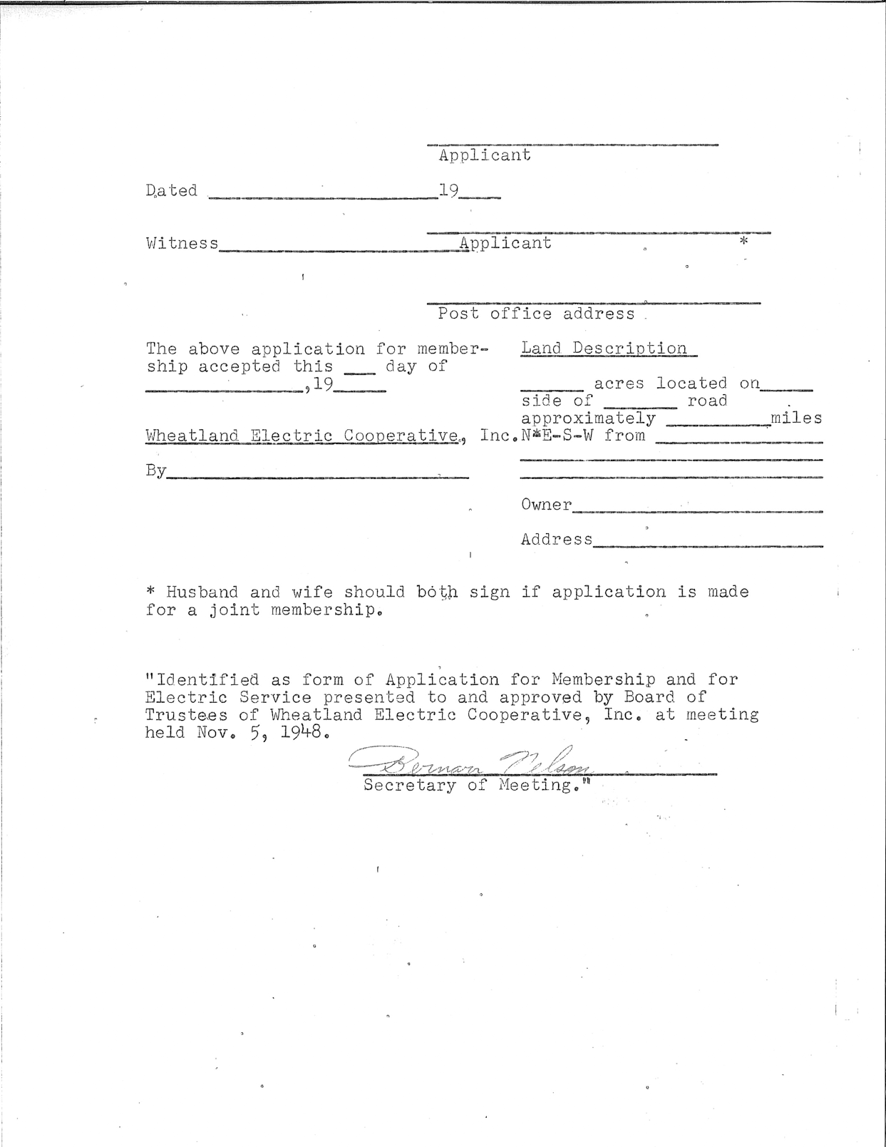 Original Membership Certificate Page 4