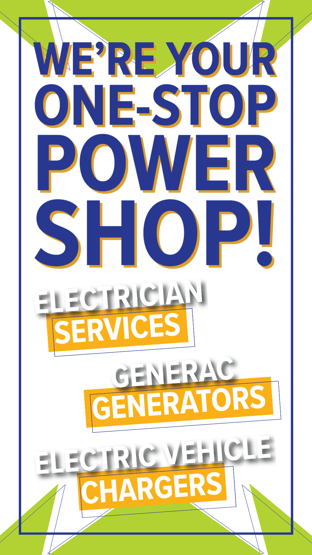 We're Your One Stop Power Shop