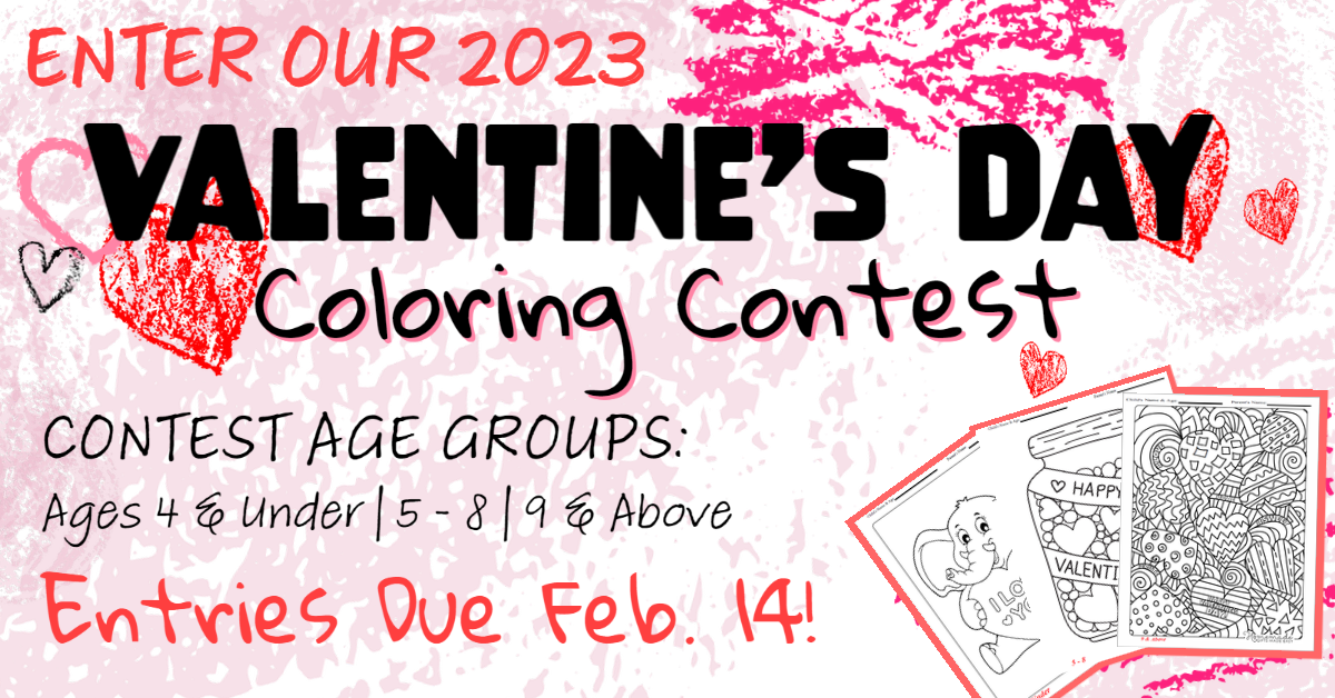 Valentine's Day Coloring Contest 2023