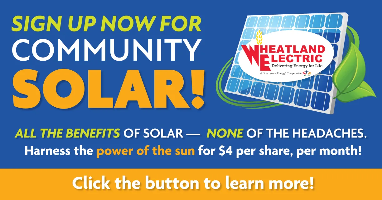 Community Solar now $4 per share 