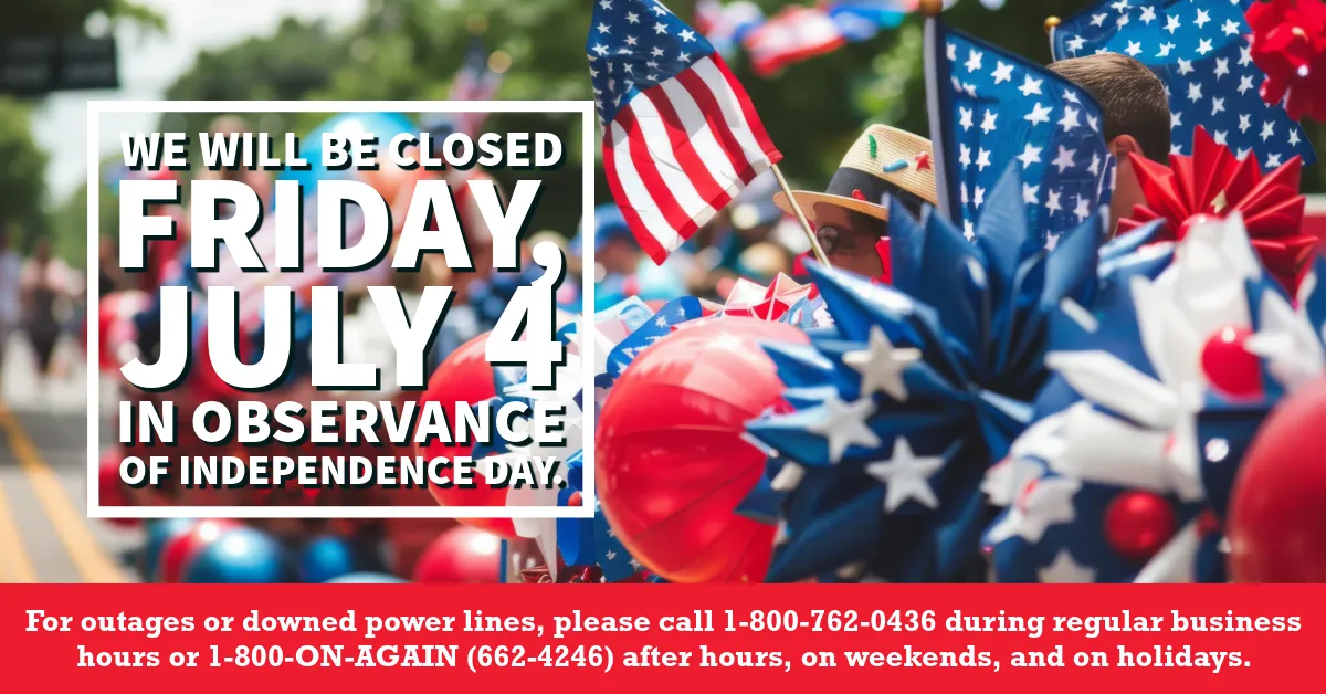 Closed on July 4