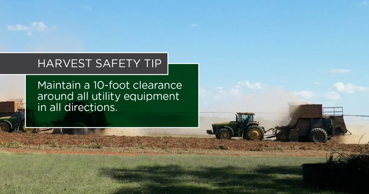 Harvest Safety Tip 1