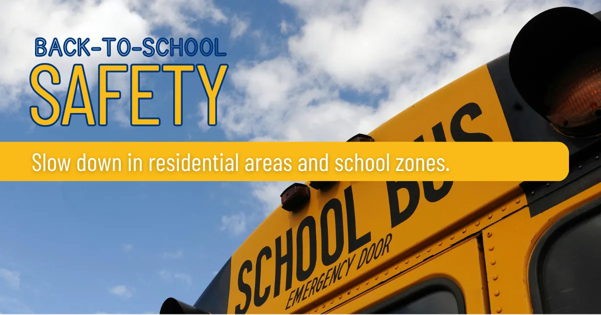Back to School Safety Tip